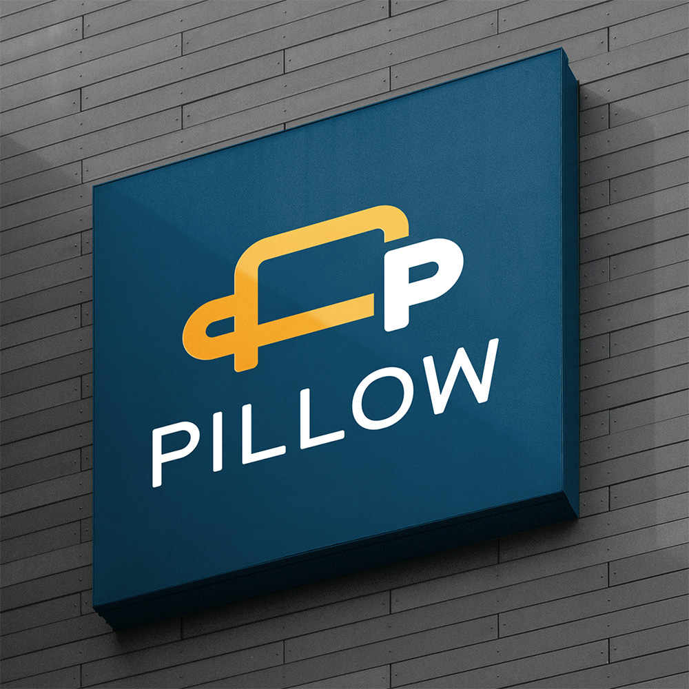 pillow, logo, design, topuria, tbilisi, georgia, lოგოს, დიზაინი, თოფურია, ფილოუ