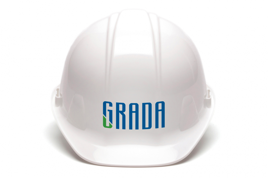 grada, real, estate, development, company, branding, logo, design, topuria, tbilisi, georgia, გრადა, ლოგო, ბრენდინგი, ლოგოს, დიზაინი, თოფურია,